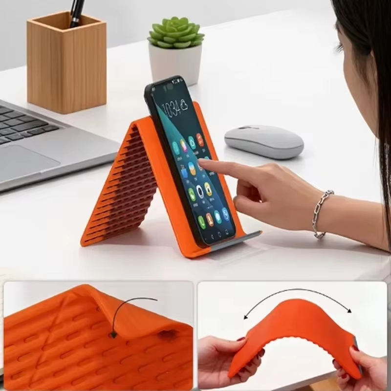 Tablet Stand Adjustable - Регулируемая многоугловая гибкая складная силиконовая подставка