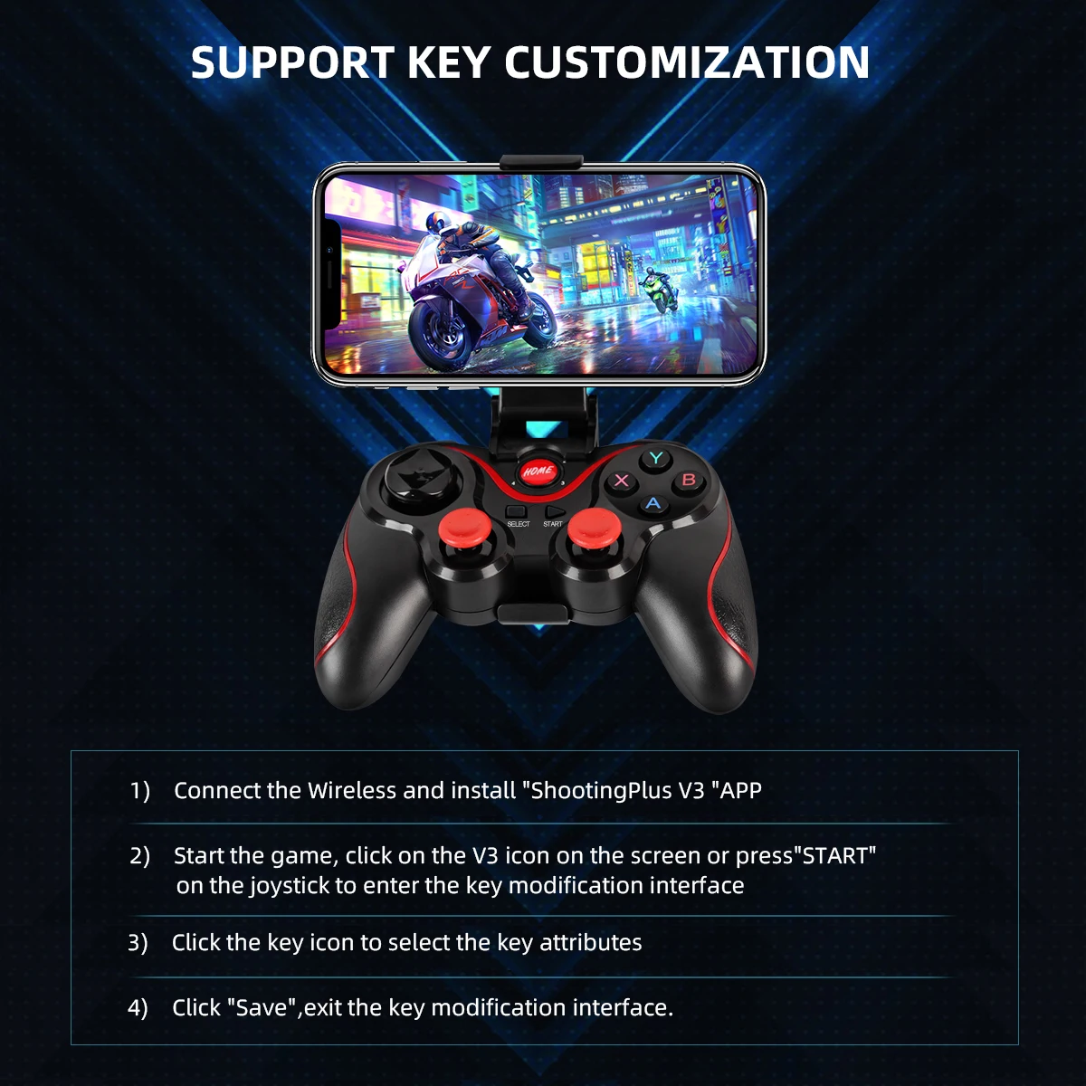 GAMINJA беспроводной Bluetooth – обзор и цена Tablet Accessories For Gaming