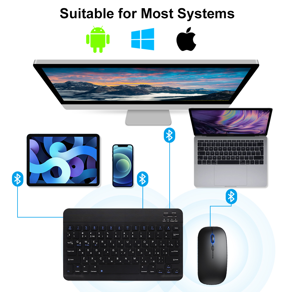 Bluetooth-клавиатура и мышь дл – обзор и цена Tablet Accessories For Gaming